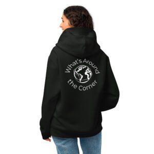 Oversized Black Back Logo Hoodie