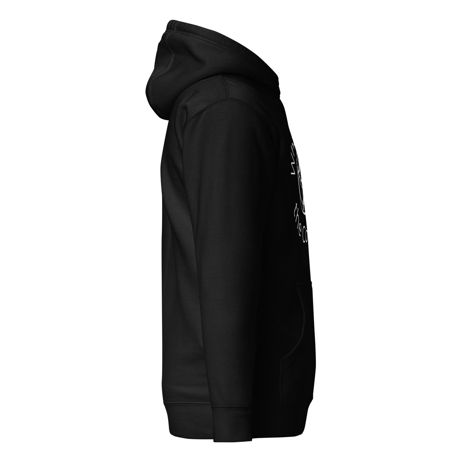 Unisex Black Logo Hoodie - Image 4