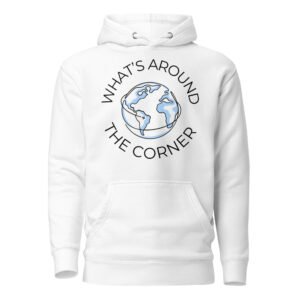Unisex White Logo Hoodie